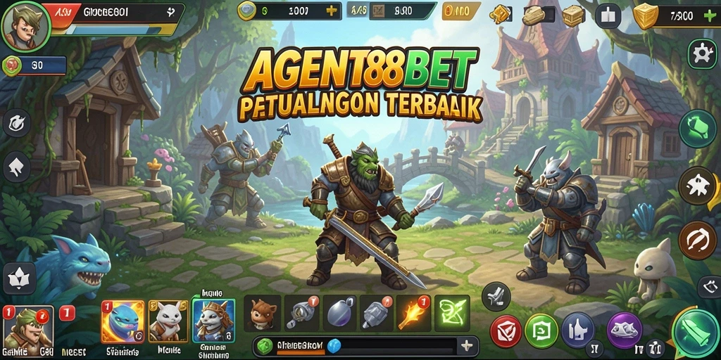 Tampilan gameplay seru AGENT88BET dengan strategi mendebarkan.
