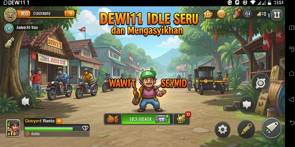 Tampilan menarik dari gameplay DEWI11 yang menghibur.