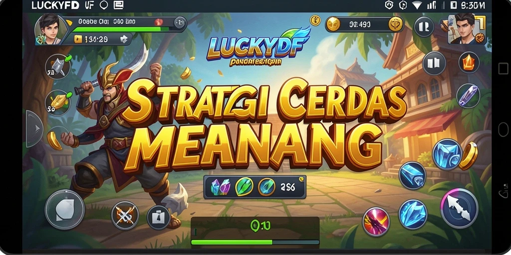 Tampilan gameplay menarik dari LUCKYDF yang menampilkan strategi menawan.