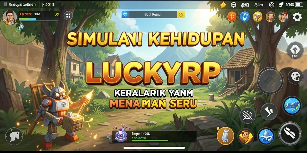 Tampilan gameplay menarik di dunia simulasi kehidupan.