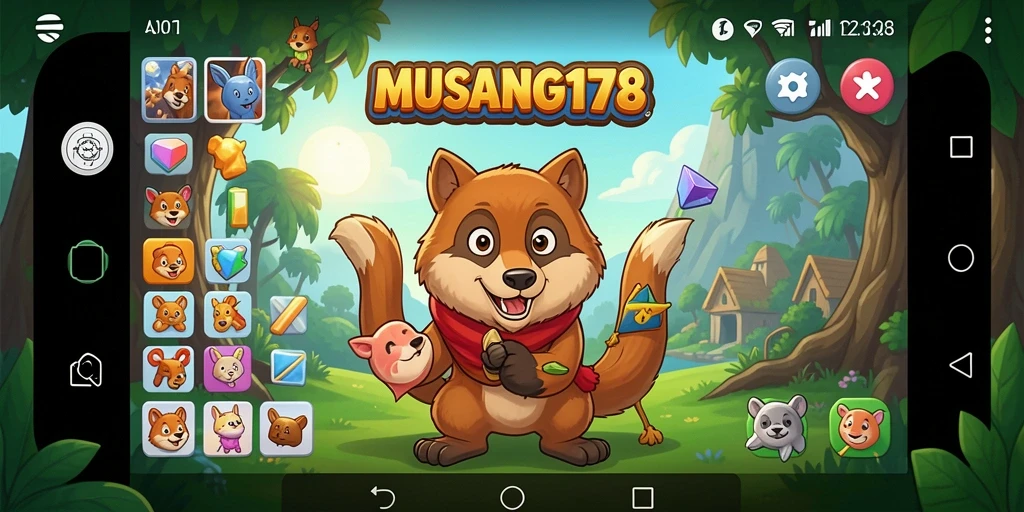 Tampilan screenshot gameplay <strong>MUSANG178</strong> yang penuh tantangan.