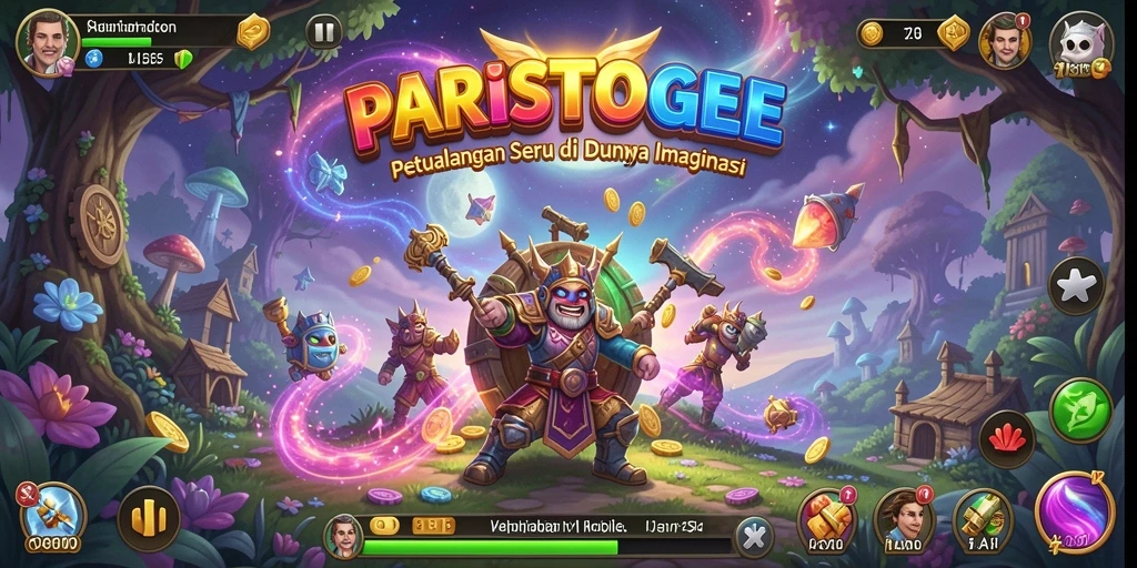 Tampilan unik dan gameplay menantang di PARISTOGEL.