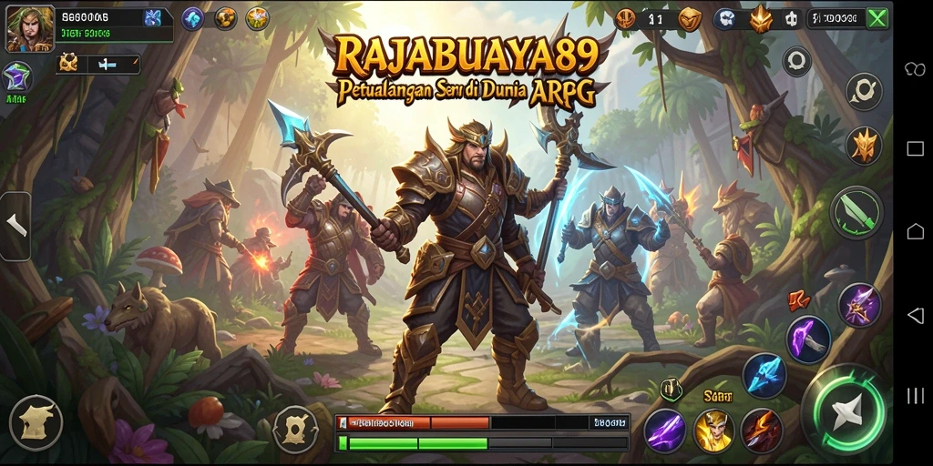 Tampilan gameplay seru RAJABUAYA89 di dunia ARPG.