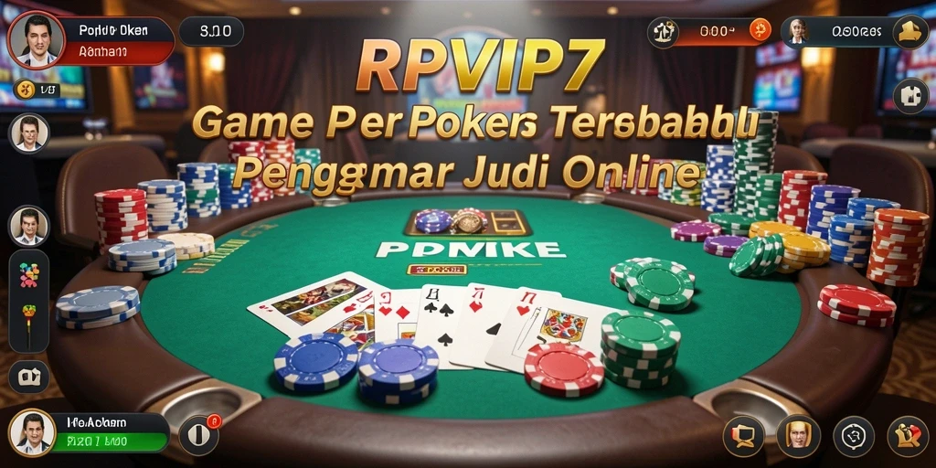 Gameplay mendebarkan dan kompetitif dalam RPVIP7 Poker.