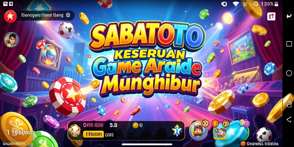 Screenshot gameplay SABATOTO yang menampilkan aksi seru dan penuh warna.